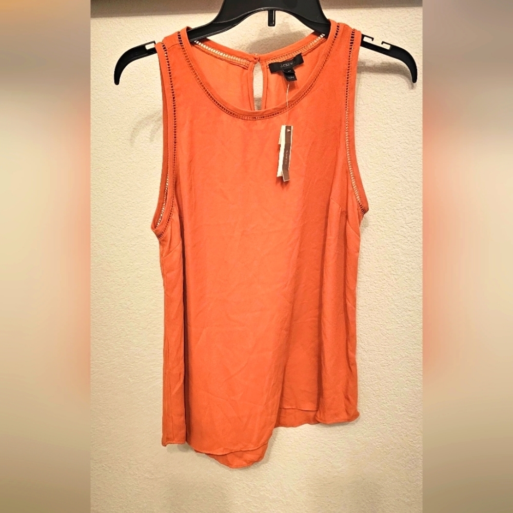 J. CREW TOP SLEEVELESS SZ 6T New